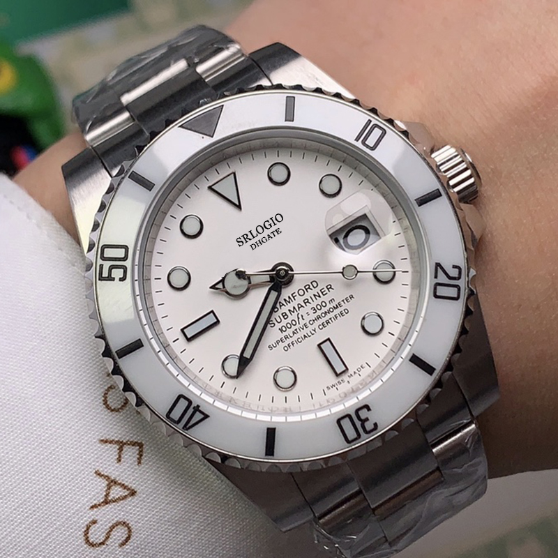Top Mens Watches 40mm Automatic Mechanical Watch Sapphire Super Luminous Swimming Fashion Business WristWatch Montre De Luxe, Slivery;brown
Top Mens Watches 40mm Automatic Mechanical Watch Sapphire Super Luminous Swimming Fashion Business WristWatch Montre De Luxe, Slivery;brown