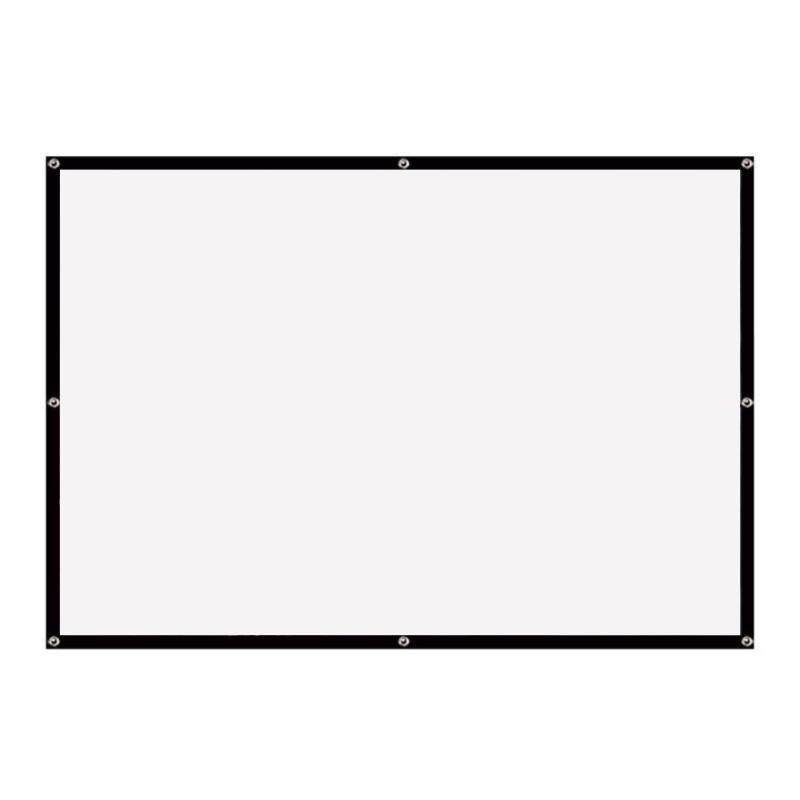 Projection Screens 84 Inch Screen 16:9 Reflective Fabric Cloth Portable Projector For Movie Sport Games Music Video
Projection Screens 84 Inch Screen 16:9 Reflective Fabric Cloth Portable Projector For Movie Sport Games Music Video