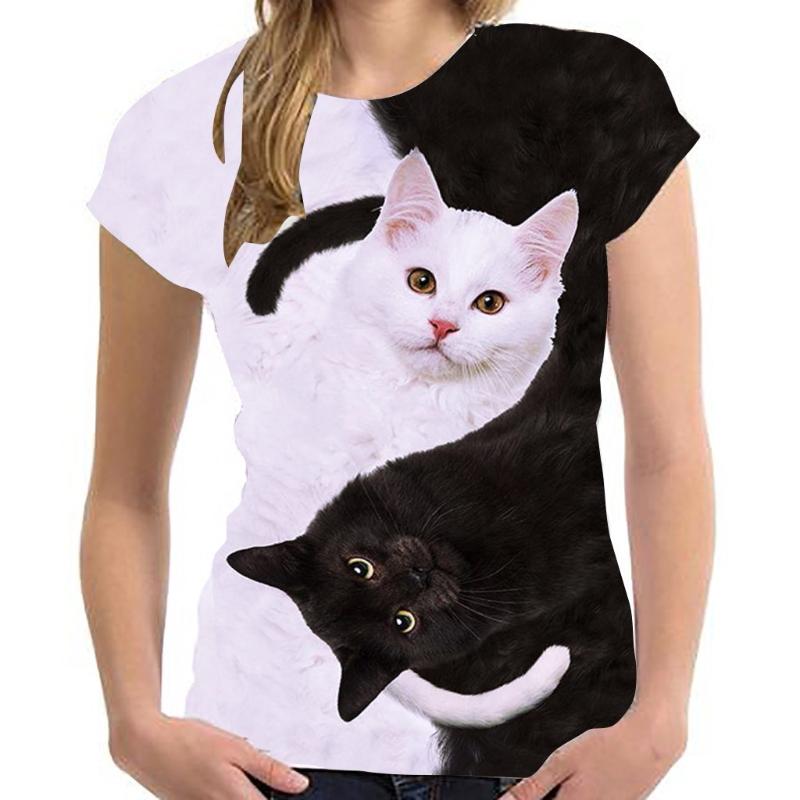Women's Blouses & Shirts Women Tshirt Black And White Cat T Shirt Harajuku Print Camiseta Mujer Funny Tshirts Girl Hipster Top Tee 2021
Women's Blouses & Shirts Women Tshirt Black And White Cat T Shirt Harajuku Print Camiseta Mujer Funny Tshirts Girl Hipster Top Tee 2021