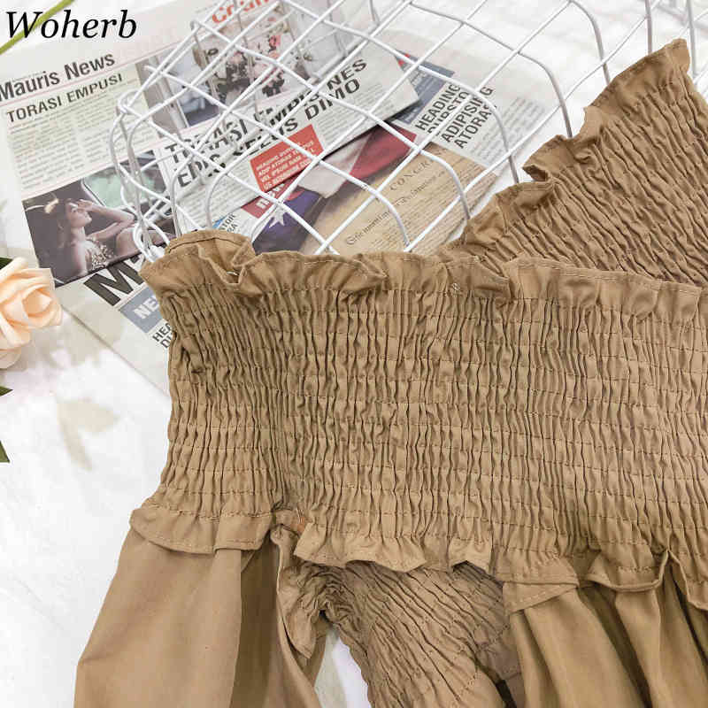 Sexy Off Shoulder Long Sleeve Dress Women Crossed Pleated Vestidos Spring Summer Elegant Party Dresses Robe 25645 210519