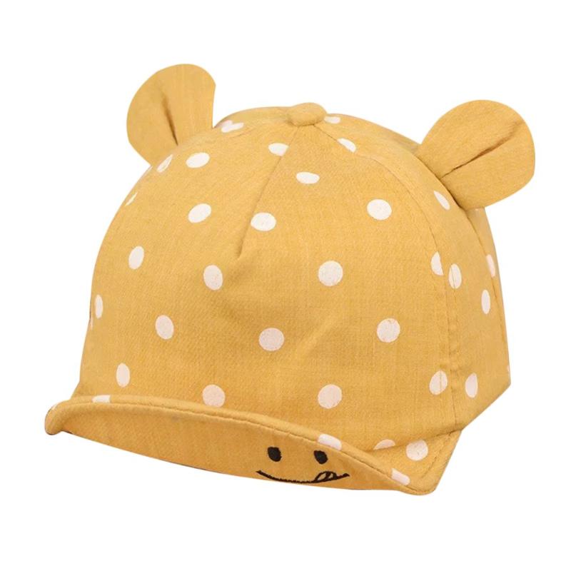 Baby Hat Boys Girls Soft Baseball Cap Adjustable Smile Embroided Outdoor Peaked Washable Ear Decoration Kid Beret Caps & Hats, Yellow
Baby Hat Boys Girls Soft Baseball Cap Adjustable Smile Embroided Outdoor Peaked Washable Ear Decoration Kid Beret Caps & Hats, Yellow