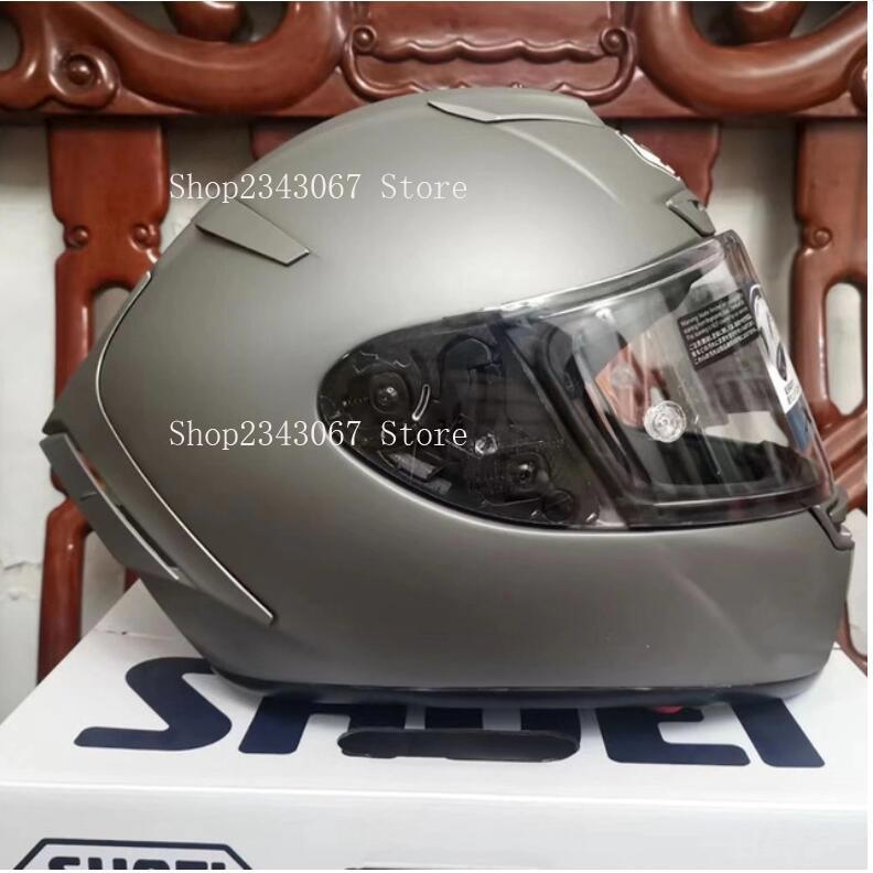 Motorcycle Helmets Full Face Helmet X14 Matte Gray Fiber Glass Material Black Ant Riding Motocross Racing Motobike, Clear visor
Motorcycle Helmets Full Face Helmet X14 Matte Gray Fiber Glass Material Black Ant Riding Motocross Racing Motobike, Clear visor