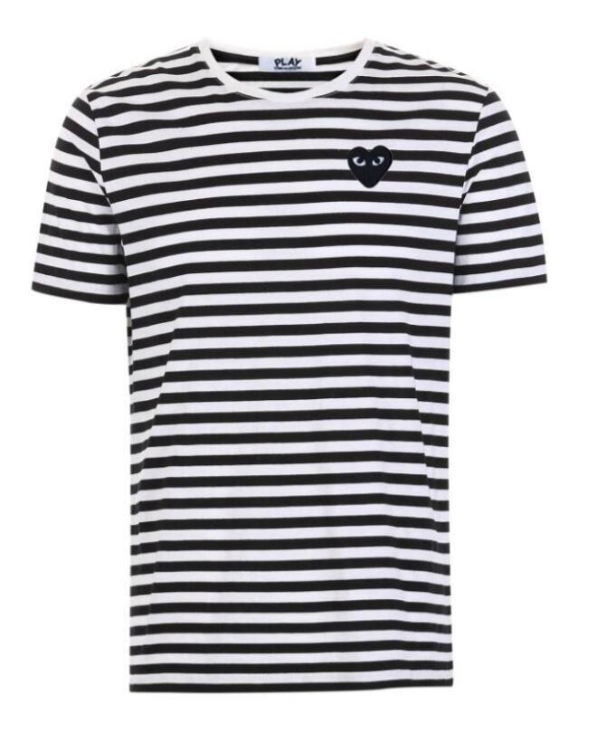 CDG PLAY commes mens designer With Heart sport tee Shirts des garcons White Pablo stripe For Summer vetements, White;black
CDG PLAY commes mens designer With Heart sport tee Shirts des garcons White Pablo stripe For Summer vetements, White;black