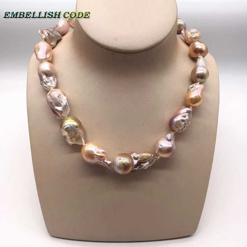 Large Baroque Pearls Irregular Statement Necklace Tissue Nucleated Flameball Peach Purple Mixed Some Defect Popular Jewelry
Large Baroque Pearls Irregular Statement Necklace Tissue Nucleated Flameball Peach Purple Mixed Some Defect Popular Jewelry