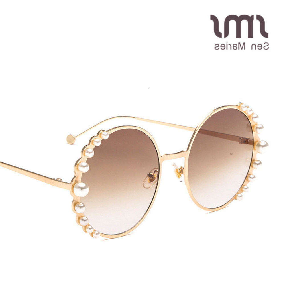 sunglasses Luxury Round Women Retro Pearl Decoration Alloy Frame Sunglasses Fashion lLadies Gradient Shades UV400 Oculos De Sol, Black
sunglasses Luxury Round Women Retro Pearl Decoration Alloy Frame Sunglasses Fashion lLadies Gradient Shades UV400 Oculos De Sol, Black