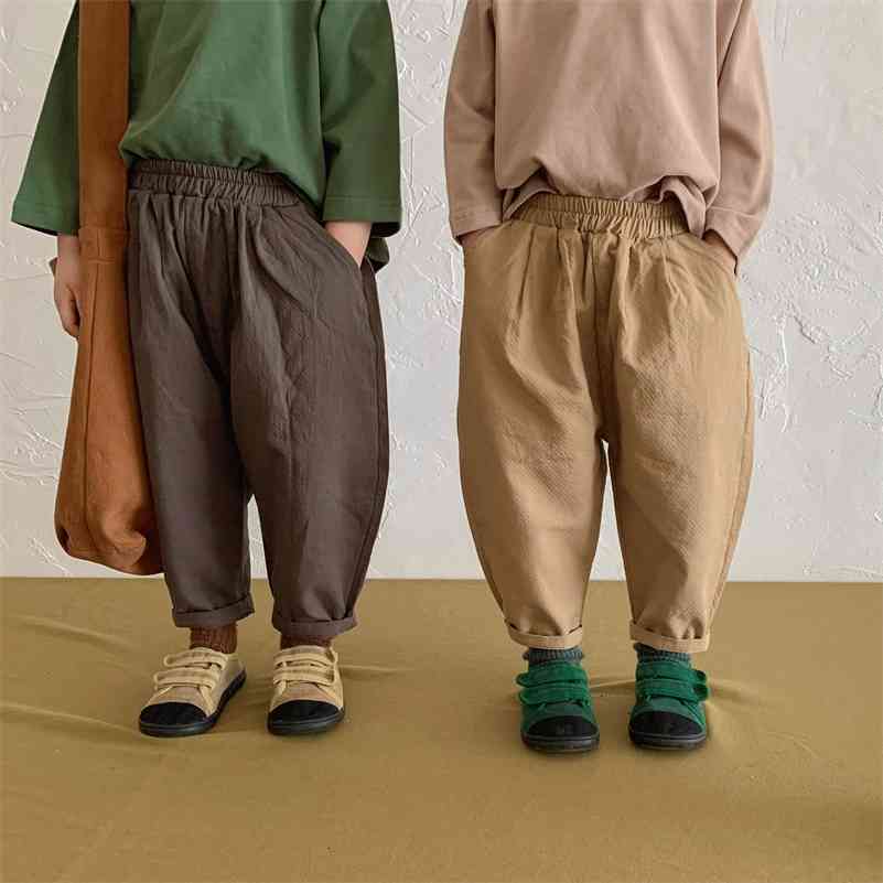 Autumn boys and girls washed cotton loose hip pants children soft all-match casual turnip trousers 210708, Dark gray
Autumn boys and girls washed cotton loose hip pants children soft all-match casual turnip trousers 210708, Dark gray