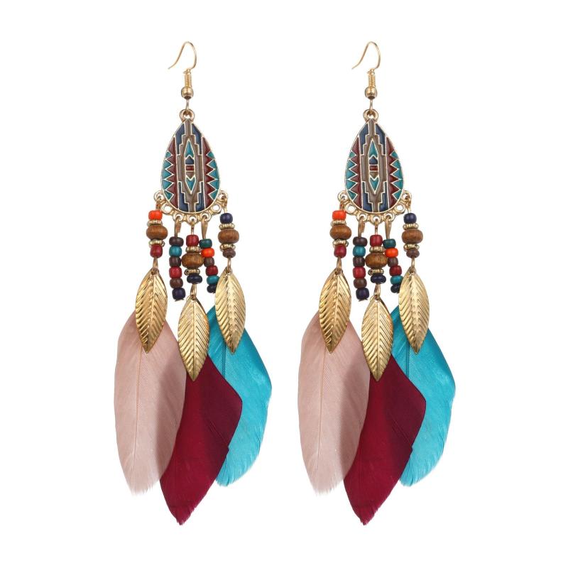 Dangle & Chandelier Style Fashion Eardrop Water Line Feather Earrings Jewelry National Wind Restoring Ancient Ways Personality, Silver
Dangle & Chandelier Style Fashion Eardrop Water Line Feather Earrings Jewelry National Wind Restoring Ancient Ways Personality, Silver