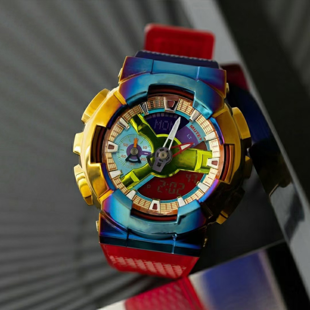 2022 New Men Watches 110 Quartz Digital LED Dual Display Metal Case Water proof Men's Fashion Watch
2022 New Men Watches 110 Quartz Digital LED Dual Display Metal Case Water proof Men's Fashion Watch