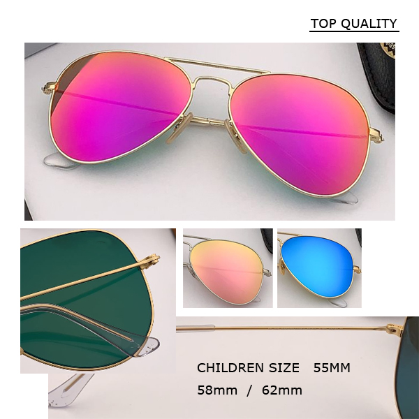 2021 Classic pilot sunglasses for women men crystal glass mirror lens brown gradient oculos de sol UV400 protection gafas 55mm
2021 Classic pilot sunglasses for women men crystal glass mirror lens brown gradient oculos de sol UV400 protection gafas 55mm