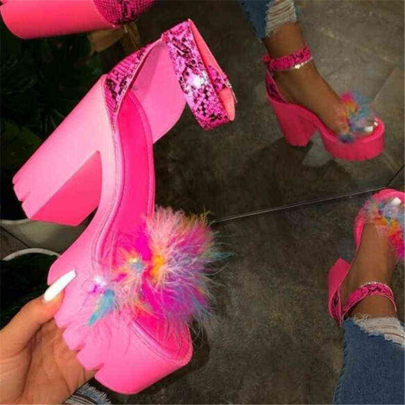 Designer 2020 new sexy fashion women's sandals summer diamond fish mouth muffin platform High heels casual slippers womens shoes H1126, 02
Designer 2020 new sexy fashion women's sandals summer diamond fish mouth muffin platform High heels casual slippers womens shoes H1126, 02