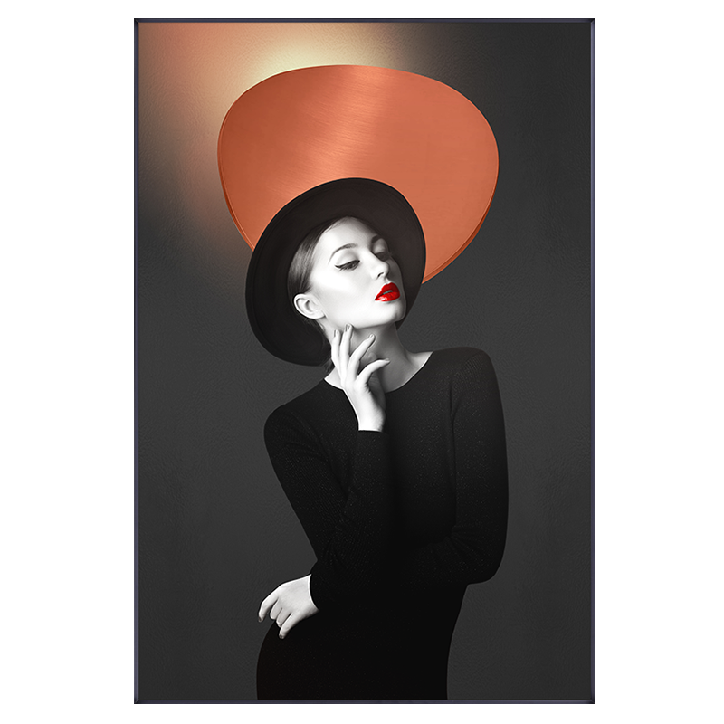 Modern Fashion Urban Woman Abstract Wall Art Canvas Painting Nordic Living Room Decorative Picture Posters and Prints Home Decor