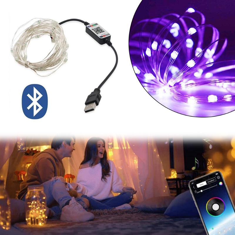 Strings Christmas Tree Decoration LED Lights Bluetooth Personalized String USB App Remote Control RGB Music Fairy Party
Strings Christmas Tree Decoration LED Lights Bluetooth Personalized String USB App Remote Control RGB Music Fairy Party
