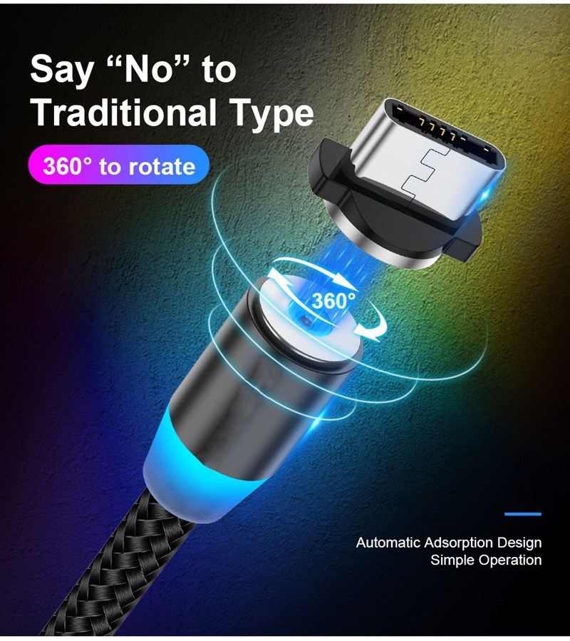 Magnetic Phone Cables 2.4A Nylon Fast Charging Cord 3 in 1 Type C Micro USB Data Sync For Samsung Huawei Xiaomi Samrtphones, N6(don't buy separately;we won't ship)
Magnetic Phone Cables 2.4A Nylon Fast Charging Cord 3 in 1 Type C Micro USB Data Sync For Samsung Huawei Xiaomi Samrtphones, N6(don't buy separately;we won't ship)