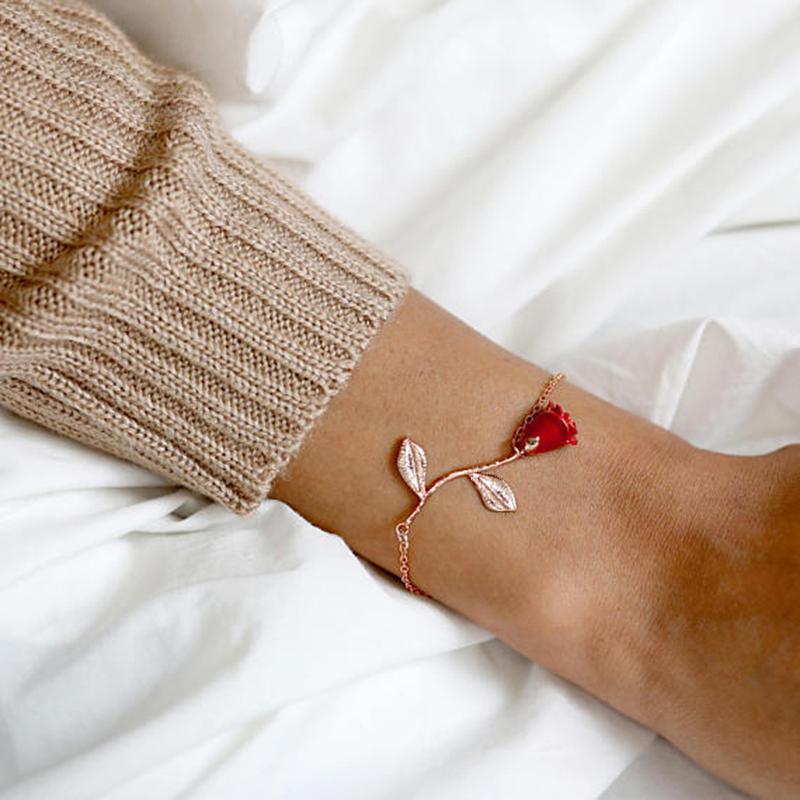 Link, Chain Exquisite Female Bracelet Rose Adjustable Gold Silver Set Fashion Romantic Girl Couple Valentine's Day Gift
Link, Chain Exquisite Female Bracelet Rose Adjustable Gold Silver Set Fashion Romantic Girl Couple Valentine's Day Gift