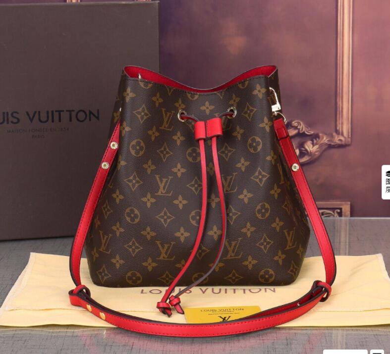 1-5GG
LVLouisBagVitton Wallet luxurys designers Lady bags NEONOE Women Bucket Casual Handbags Brand Leather Shoulder, Red;black
1-5GG
LVLouisBagVitton Wallet luxurys designers Lady bags NEONOE Women Bucket Casual Handbags Brand Leather Shoulder, Red;black