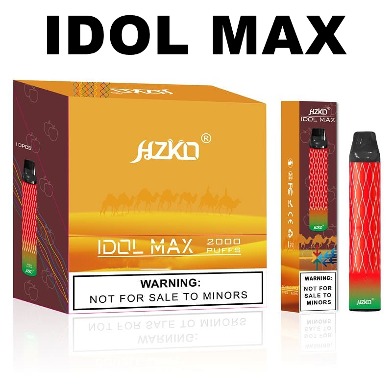 100% Original High Quality Electronic Cigarettes IDOL MAX Disposable Vape Pen 2000puffs With 1100mAh 6.5ml Pre-Filled Oil Battery 21 Flavors Available Vaporizers
100% Original High Quality Electronic Cigarettes IDOL MAX Disposable Vape Pen 2000puffs With 1100mAh 6.5ml Pre-Filled Oil Battery 21 Flavors Available Vaporizers