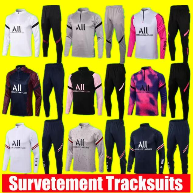 20 21 22 soccer Survetement tracksuit MBAPPE SERGIO RAMOS jacket futbol Men Long sleeves kit sets Hommes Sportswear Adult training suits football jerseys
20 21 22 soccer Survetement tracksuit MBAPPE SERGIO RAMOS jacket futbol Men Long sleeves kit sets Hommes Sportswear Adult training suits football jerseys