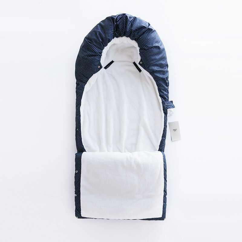 High-quality Baby Sleeping Bag born Thickened Blanket Envelope Bow Outer Winter Warm Stroller Wrap 211023