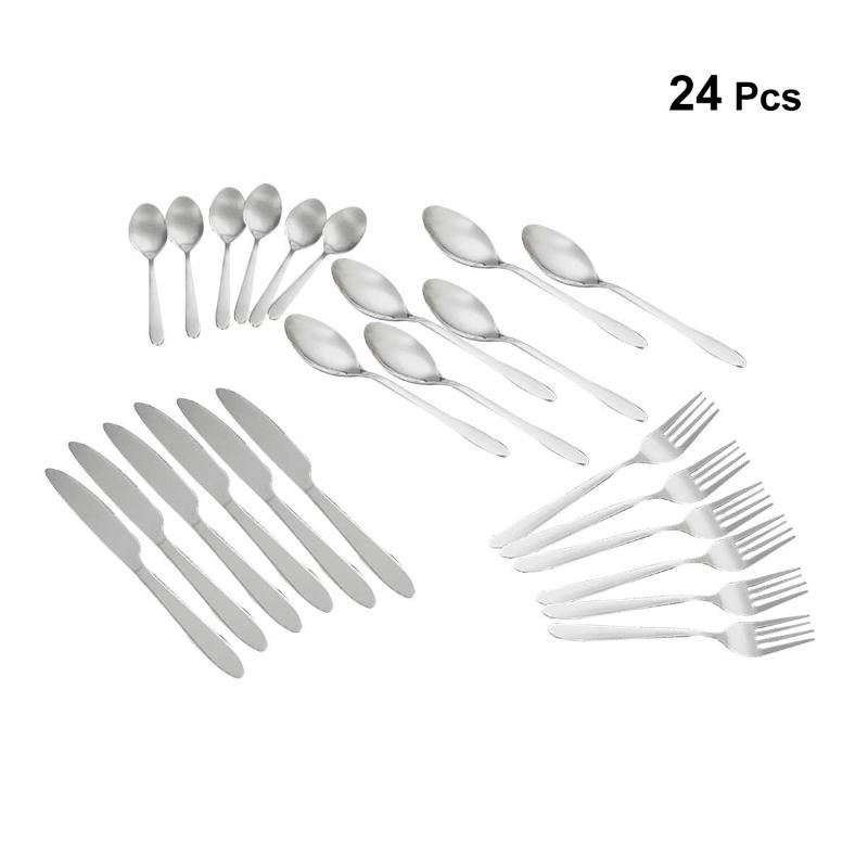 Dinnerware Sets 24Set/Pcs Stainless Steel Steak Coffee Cutlery Accessories Supplies Artificial Leather Packing(Handle Pattern
Dinnerware Sets 24Set/Pcs Stainless Steel Steak Coffee Cutlery Accessories Supplies Artificial Leather Packing(Handle Pattern