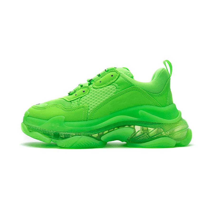 2021 Fashion Paris Triple S casual shoes men women transparent soles crystal green retro old daddy low-top thick bottom size 36-46, #08
2021 Fashion Paris Triple S casual shoes men women transparent soles crystal green retro old daddy low-top thick bottom size 36-46, #08