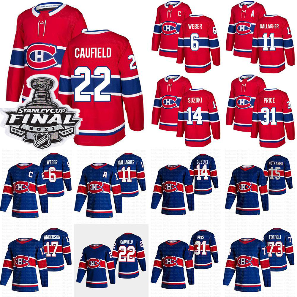 Montreal Canadiens Jersey 22 Cole Caufield 14 Nick Suzuki 31 Carey Price 11 Brendan Gallagher 6 Shea Weber 17 Josh Anderson Hockey Jerseys, Red 6
Montreal Canadiens Jersey 22 Cole Caufield 14 Nick Suzuki 31 Carey Price 11 Brendan Gallagher 6 Shea Weber 17 Josh Anderson Hockey Jerseys, Red 6