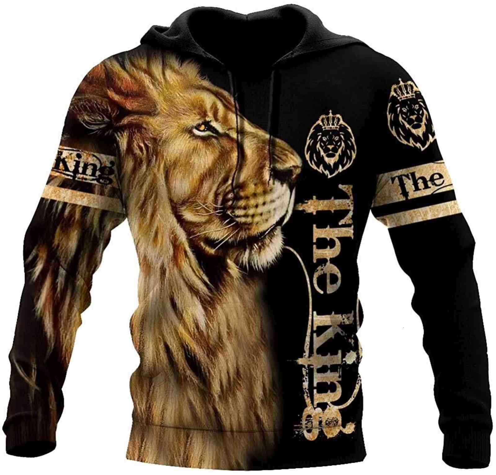 Men's Hoodies & Sweatshirts REAL American SIZE Custom High Quality The King Lion Sublimation Printing Plus Size SXNB, Extra not product
Men's Hoodies & Sweatshirts REAL American SIZE Custom High Quality The King Lion Sublimation Printing Plus Size SXNB, Extra not product