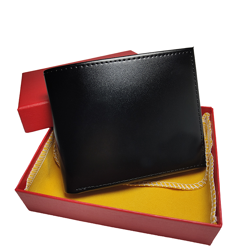 Fashionable Mens Leather purse Short Card Holder Pocket Cash Clip 8 Slots Folding Craft Coin Bag With Box Set
Fashionable Mens Leather purse Short Card Holder Pocket Cash Clip 8 Slots Folding Craft Coin Bag With Box Set