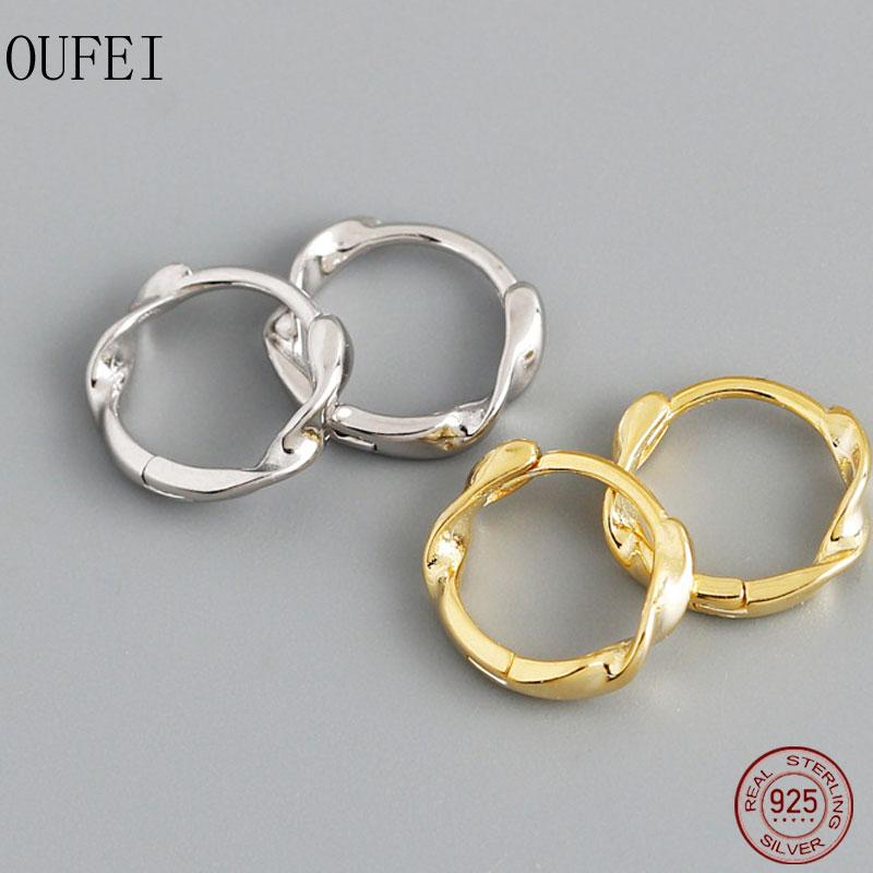 Hoop & Huggie 925 Sterling Silver 18k Gold Earring For Women Round Shape Glossy Twist Small Earrings Minimalism 2021 Trend Fine Jewelry
Hoop & Huggie 925 Sterling Silver 18k Gold Earring For Women Round Shape Glossy Twist Small Earrings Minimalism 2021 Trend Fine Jewelry