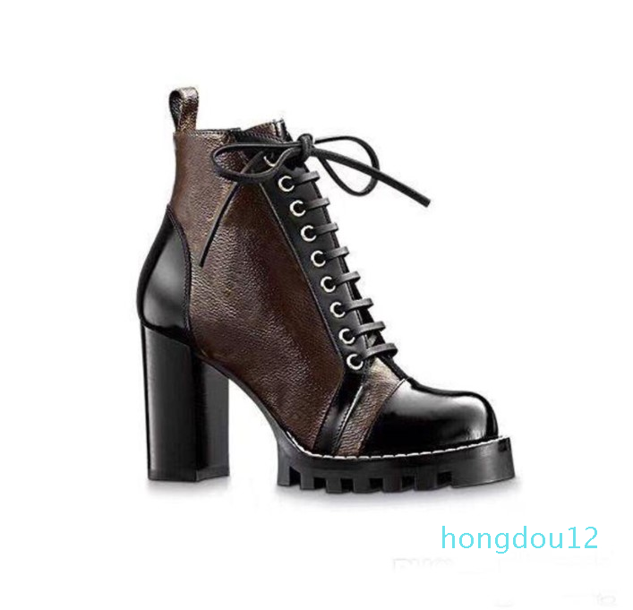 High heeled Martin boots designer Autumn winter Coarse heel women shoes Desert Boot 100% real leather zipper letter Lace up Fashion lady, Black
High heeled Martin boots designer Autumn winter Coarse heel women shoes Desert Boot 100% real leather zipper letter Lace up Fashion lady, Black