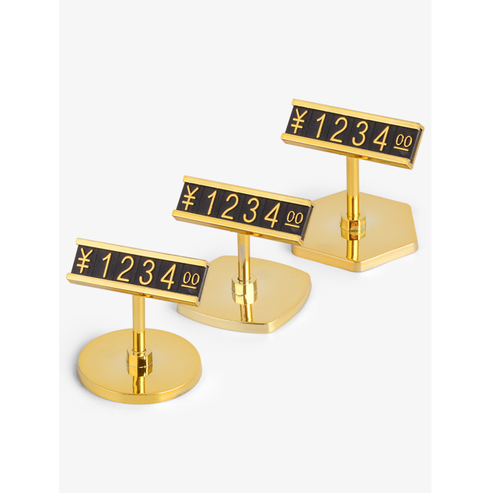 Jewelry Store Plastic Price Cube Numbers Jewellery Pricing Cubes Tag Plastic Bracket