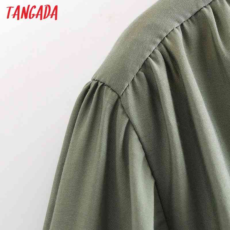 Women Retro Ruffles Solid Romantic Blouse Long Sleeve Chic Female Shirt Tops 3A25 210416