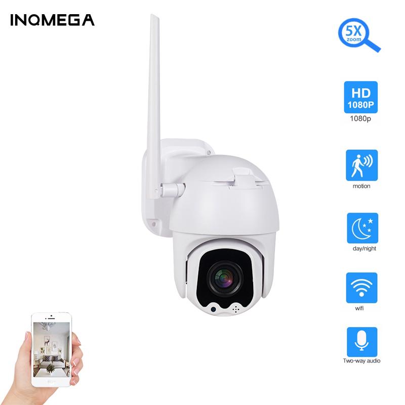 Cameras INQMEGA 5X Zoom PTZ IP Camara 1080P Outdoor Wifi Security Camera IR 60m Two Way Audio Network CCTV Surveill
Cameras INQMEGA 5X Zoom PTZ IP Camara 1080P Outdoor Wifi Security Camera IR 60m Two Way Audio Network CCTV Surveill