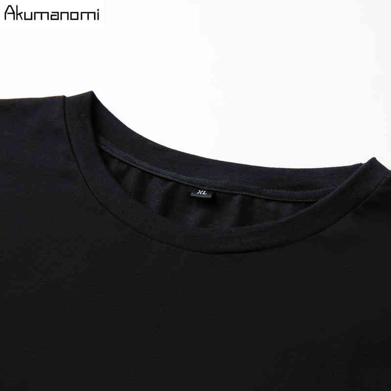 Autumn Spring Black Woman Slit Dress Cotton Plus Size 7xl 6xl 5xl 43xxl Casual Long Sleeve Maxi T Shirt Dresses Robe Femme 210409