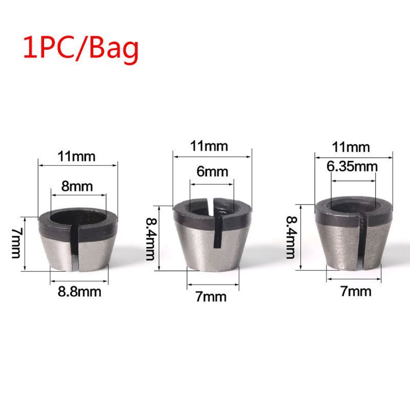 1-3 Pcs 6 Mm 6.35 Mm 8 mm Spantang High engraving Trims Machine Electric Router Bit Spantangen sets Prices