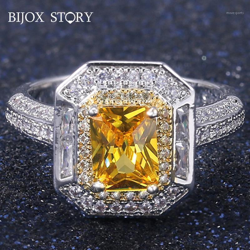 Cluster Rings BIJOX STORY Luxury 925 Sterling Silver Charms Ring With Rectangle Shape Citrine Jewelry For Female Wedding Party Wholesale1
Cluster Rings BIJOX STORY Luxury 925 Sterling Silver Charms Ring With Rectangle Shape Citrine Jewelry For Female Wedding Party Wholesale1