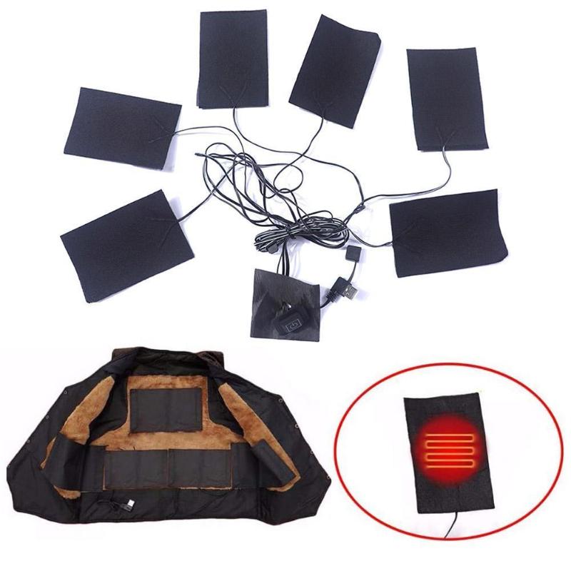Carpets USB Warm Paste Pads Clothes Heater Pad With 3 Gear Adjustable Temperature Electric Heating Sheet Warmer For Vest Jacket
Carpets USB Warm Paste Pads Clothes Heater Pad With 3 Gear Adjustable Temperature Electric Heating Sheet Warmer For Vest Jacket