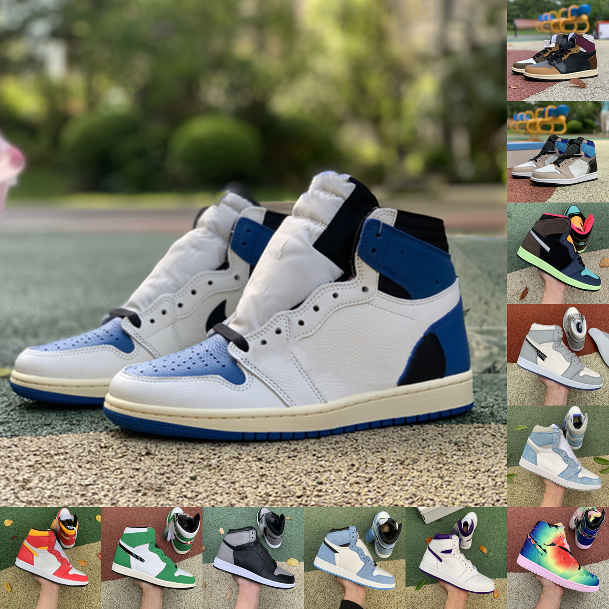 University Blue high 1 men women basketball shoes 1s Hyper Royal J Balvin Bio Hack designer JORDÃN Dark Mocha Light Fusion Red Fragment mens sneakers
University Blue high 1 men women basketball shoes 1s Hyper Royal J Balvin Bio Hack designer JORDÃN Dark Mocha Light Fusion Red Fragment mens sneakers