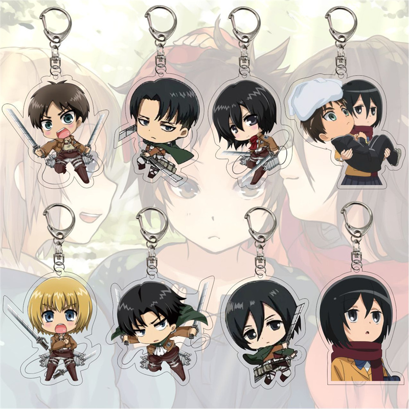 Attack On Titan Cartoon Characters Anime Key Chain Pendant High Quality Acrylic Collections for Fans
Attack On Titan Cartoon Characters Anime Key Chain Pendant High Quality Acrylic Collections for Fans