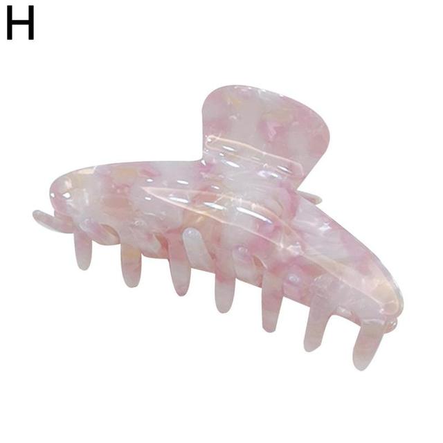 Acetate Hair Claws Big Size Square Hair Crabs Clip Fashion Leopard Clamps For Women Hair Accessories Grain