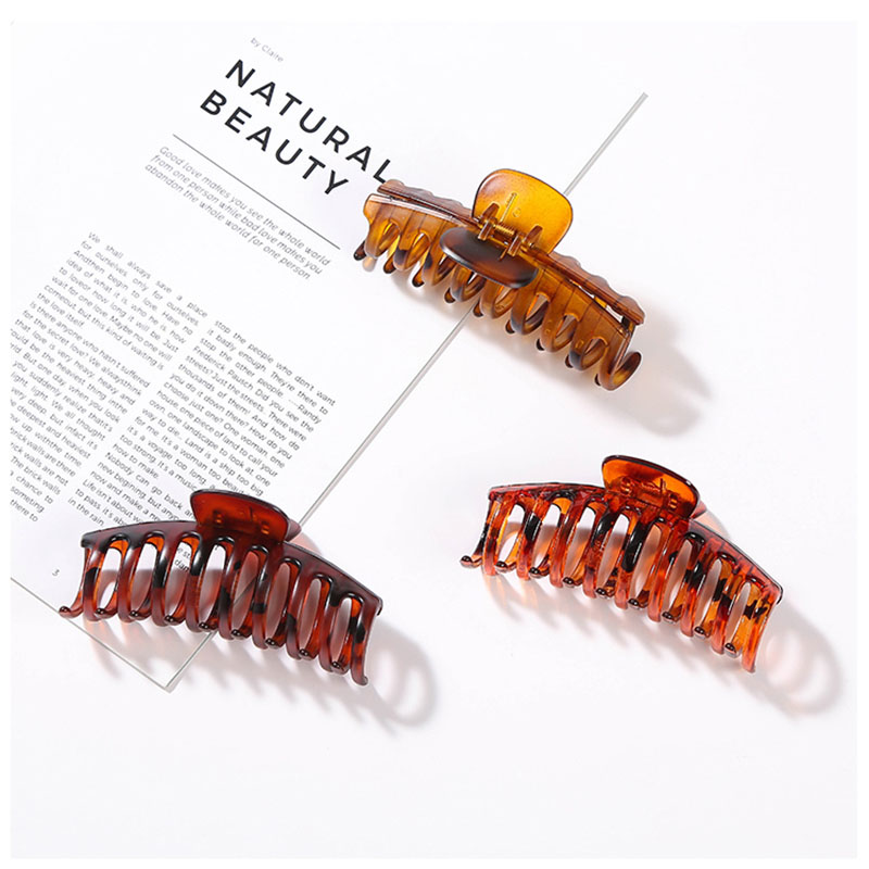 Solid Color Claw Clip barrettes Large Barrette Crab Hair Claws Bath Ponytail Clip For Women Girls Accessories Gift