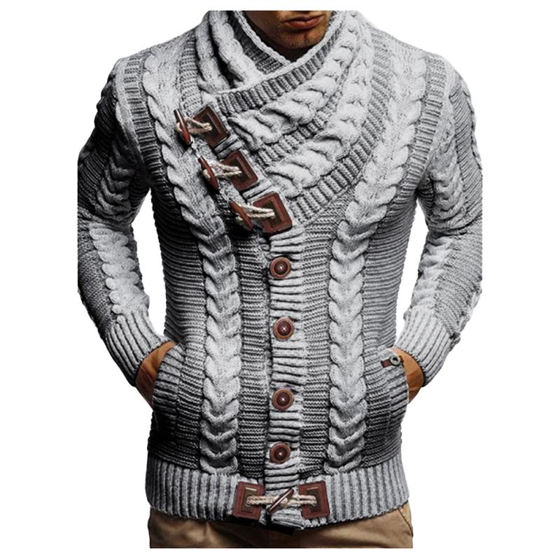 Men's Sweaters 2021 Autumn Winter Turtleneck Button Pullover Male Long Sleeve Solid Color Sweater Jumper Kenara Çekmek #T2G, Blue
Men's Sweaters 2021 Autumn Winter Turtleneck Button Pullover Male Long Sleeve Solid Color Sweater Jumper Kenara Çekmek #T2G, Blue