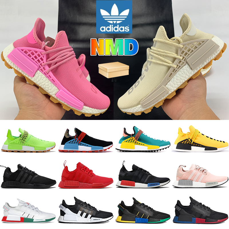 With box Adidas NMD Human Race mens running Shoes know soul Pharrell Williams Solar Pack oreo R1 V2 triple black white blue women Sneakers, Core black lush red
With box Adidas NMD Human Race mens running Shoes know soul Pharrell Williams Solar Pack oreo R1 V2 triple black white blue women Sneakers, Core black lush red