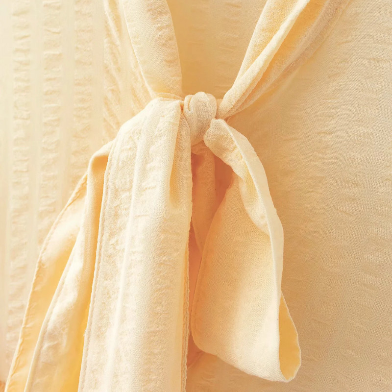 Foridol sleeveless bowknot ruffle blouse shirt women summer autumn yellow ladies elegant blouse tops chic blusa feminias 210415