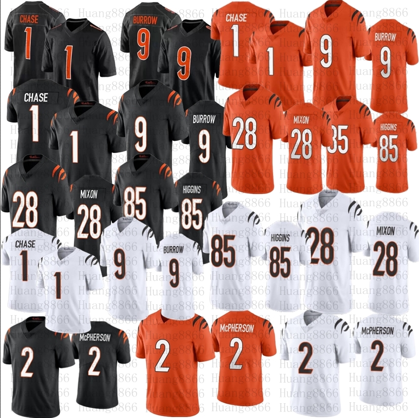 Men Football 1 Ja'Marr Chase 9 Joe Burrow 2 Evan McPherson 85 Tee Higgins 28 Mixon stitched Jersey, As
Men Football 1 Ja'Marr Chase 9 Joe Burrow 2 Evan McPherson 85 Tee Higgins 28 Mixon stitched Jersey, As