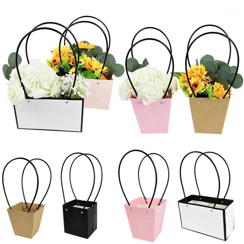 Gift Wrap Creative Bag Portable Flower Box Waterproof Kraft Paper Handbag For Wedding Party Decor Baby Shower Favours Candy Boxes
Gift Wrap Creative Bag Portable Flower Box Waterproof Kraft Paper Handbag For Wedding Party Decor Baby Shower Favours Candy Boxes