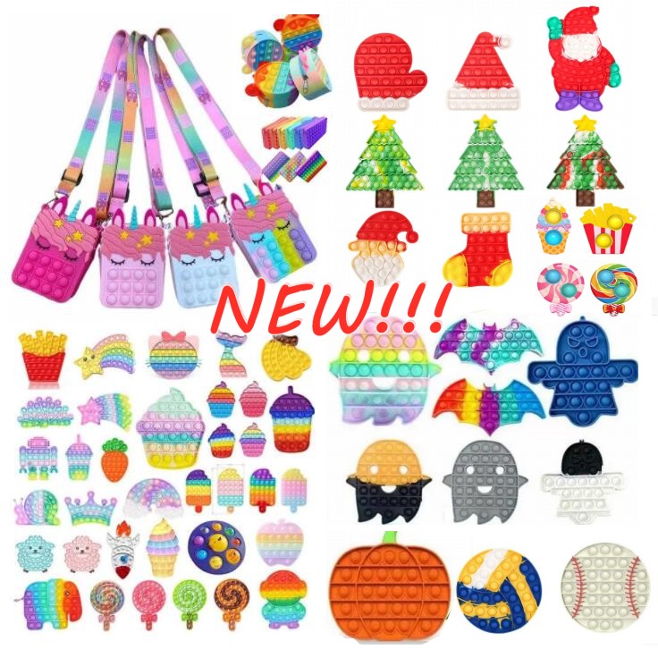 DHL Tiktok Fidget Toys Push It bag Bubble Favors Antistress Christmas Halloween Anti-stress Sensory Gifts Reusable Squeeze Stress Reliever Pencil bags Coin Purse
DHL Tiktok Fidget Toys Push It bag Bubble Favors Antistress Christmas Halloween Anti-stress Sensory Gifts Reusable Squeeze Stress Reliever Pencil bags Coin Purse