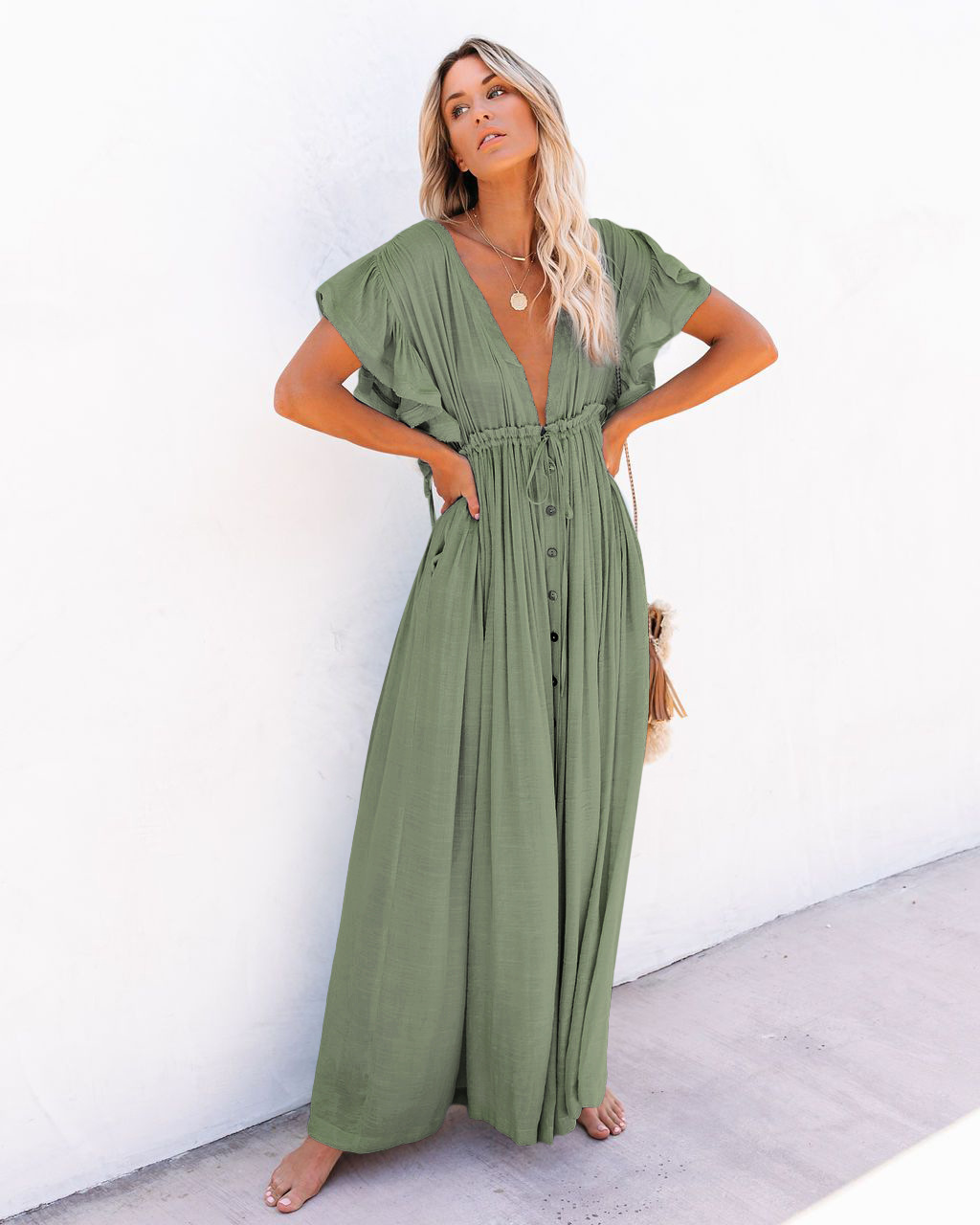 Sexy Cover-ups Long White Tunic Dress Casual Summer Beach Dress Women Plus Size Beach Wear Cover Up Dress Woman Clothing 210521