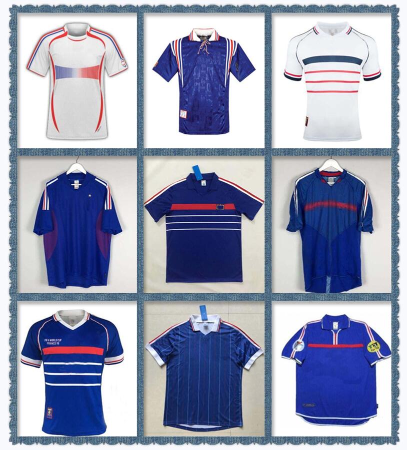 1998 FRANCE jerseys world cup champions RETRO VINTAGE ZIDANE HENRY MAILLOT DE FOOT Thailand Quality soccer uniforms Football Jerseys shirt, White
1998 FRANCE jerseys world cup champions RETRO VINTAGE ZIDANE HENRY MAILLOT DE FOOT Thailand Quality soccer uniforms Football Jerseys shirt, White