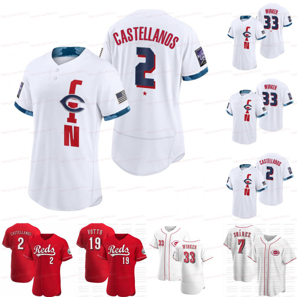 Cincinnati 2021 All Star Game Jersey Nick Castellanos Joey Votto Jesse Winker Shogo Akiyama Tyler Naquin Eugenio Suarez Mike Freeman Kyle Farmer Vladimir Gutierrez, Coolbase red women s-xxl
Cincinnati 2021 All Star Game Jersey Nick Castellanos Joey Votto Jesse Winker Shogo Akiyama Tyler Naquin Eugenio Suarez Mike Freeman Kyle Farmer Vladimir Gutierrez, Coolbase red women s-xxl