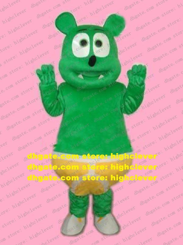Lively Green Gummy Bear Mascot Costume Mascotte Gummibar With Fat Chubby Body Yellow Briefs Adult Size No.689 Free Ship, As in photos
Lively Green Gummy Bear Mascot Costume Mascotte Gummibar With Fat Chubby Body Yellow Briefs Adult Size No.689 Free Ship, As in photos